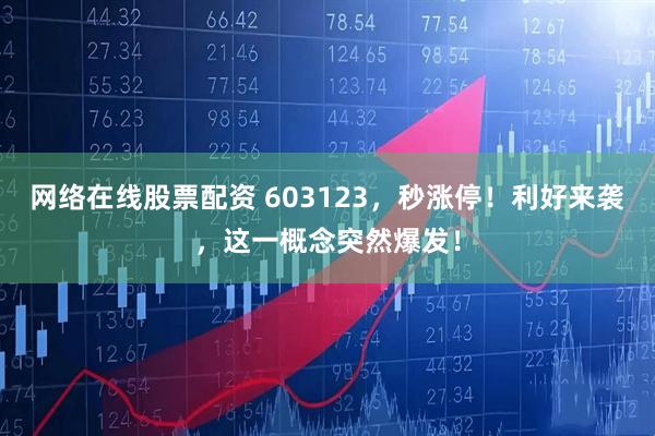 网络在线股票配资 603123，秒涨停！利好来袭，这一概念突然爆发！